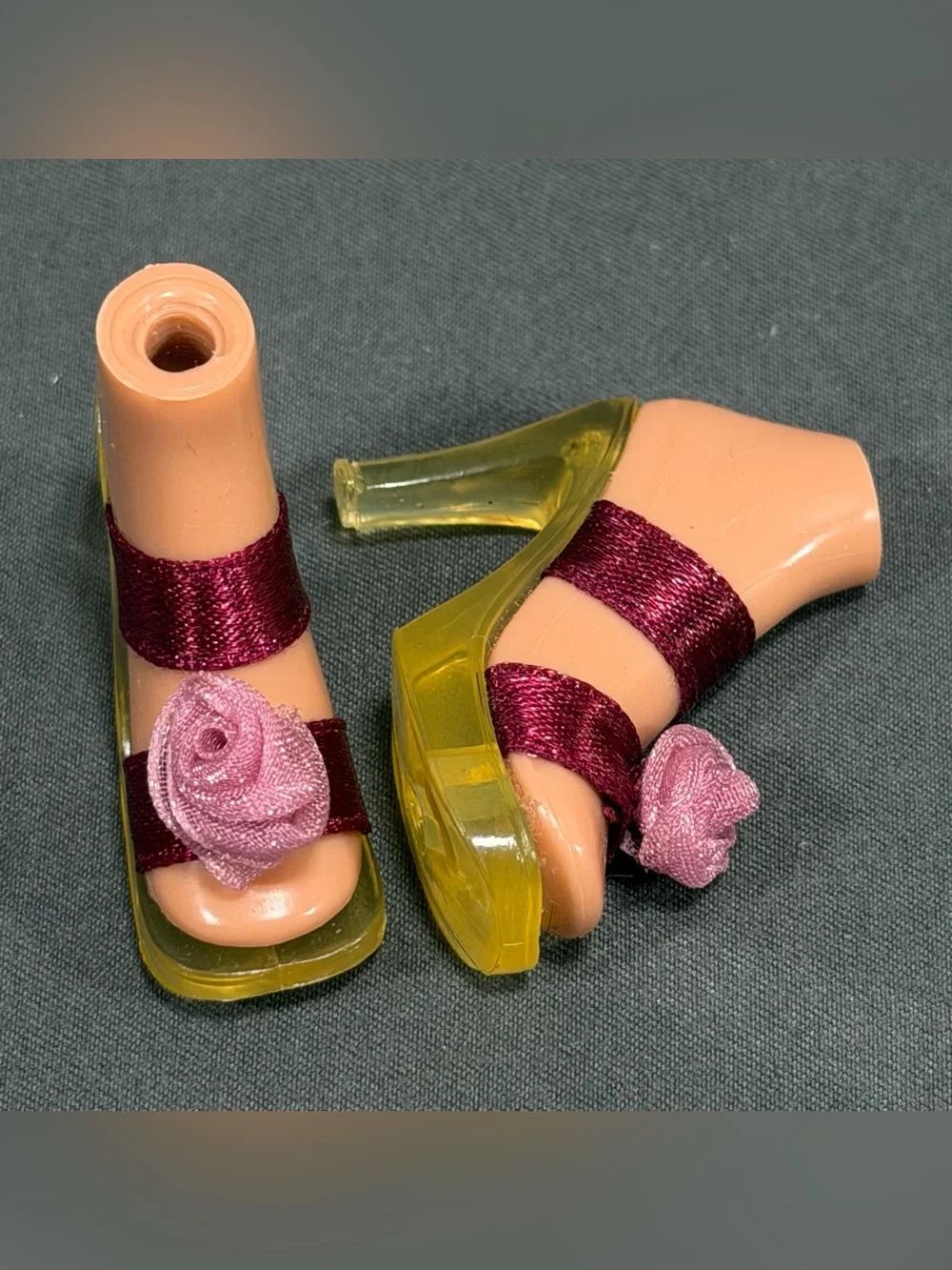 Bratz Doll Shoes Lot Funky Sandals Boots Hightops DAMAGE PLEASE READ 4 Pairs